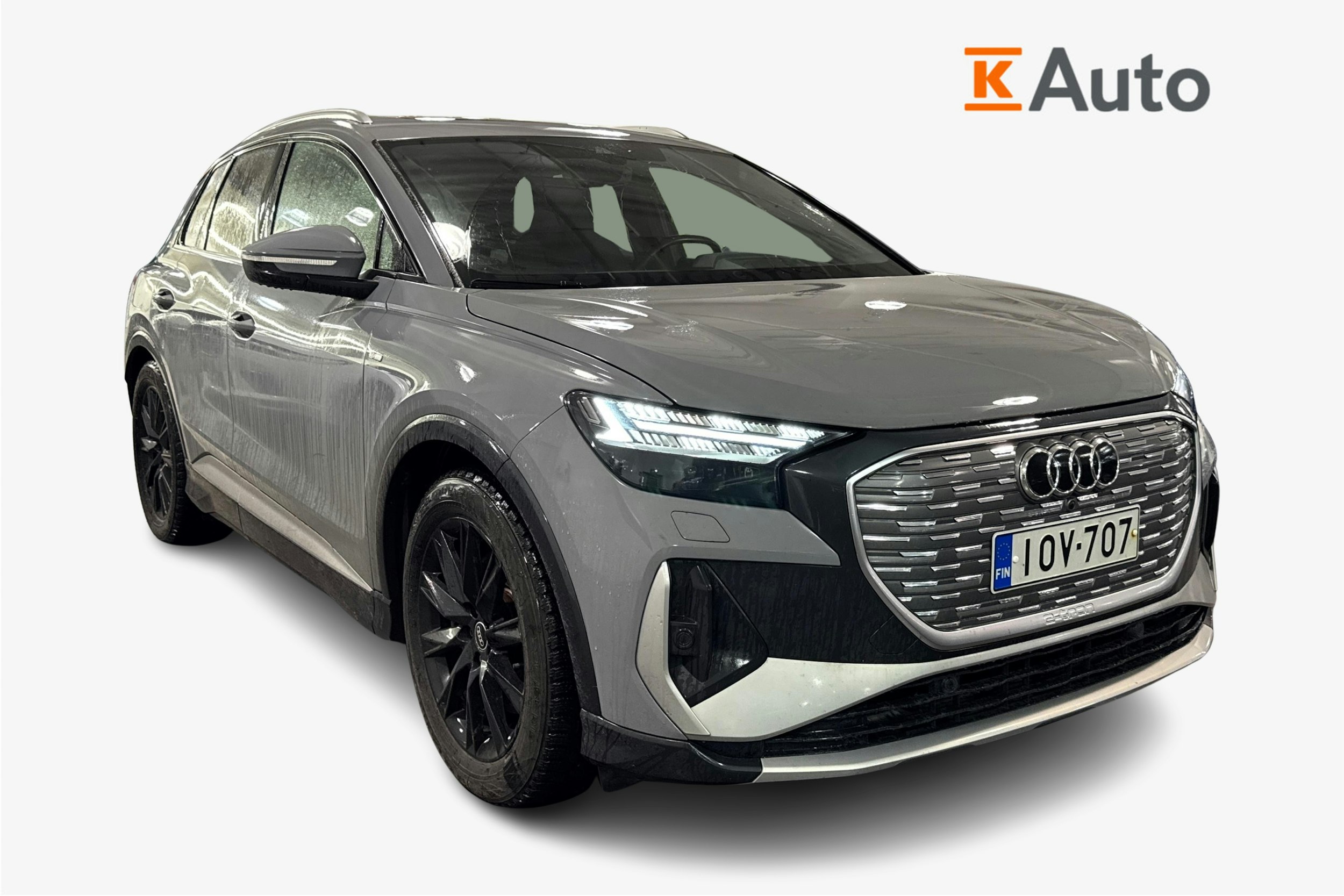 Harmaa Audi Q4 e-tron 2022 kuva 1.