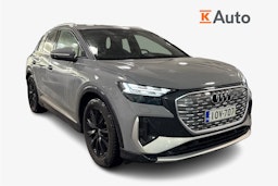 Harmaa Audi Q4 e-tron 2022 kuva 1.