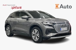 Harmaa Audi Q4 e-tron 2022 kuva 1.