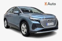 sininen Audi Q4 e-tron 2022 kuva 1.