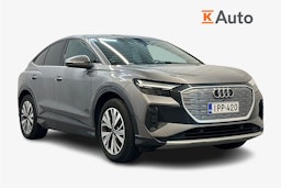 harmaa Audi Q4 e-tron 2022 kuva 1.