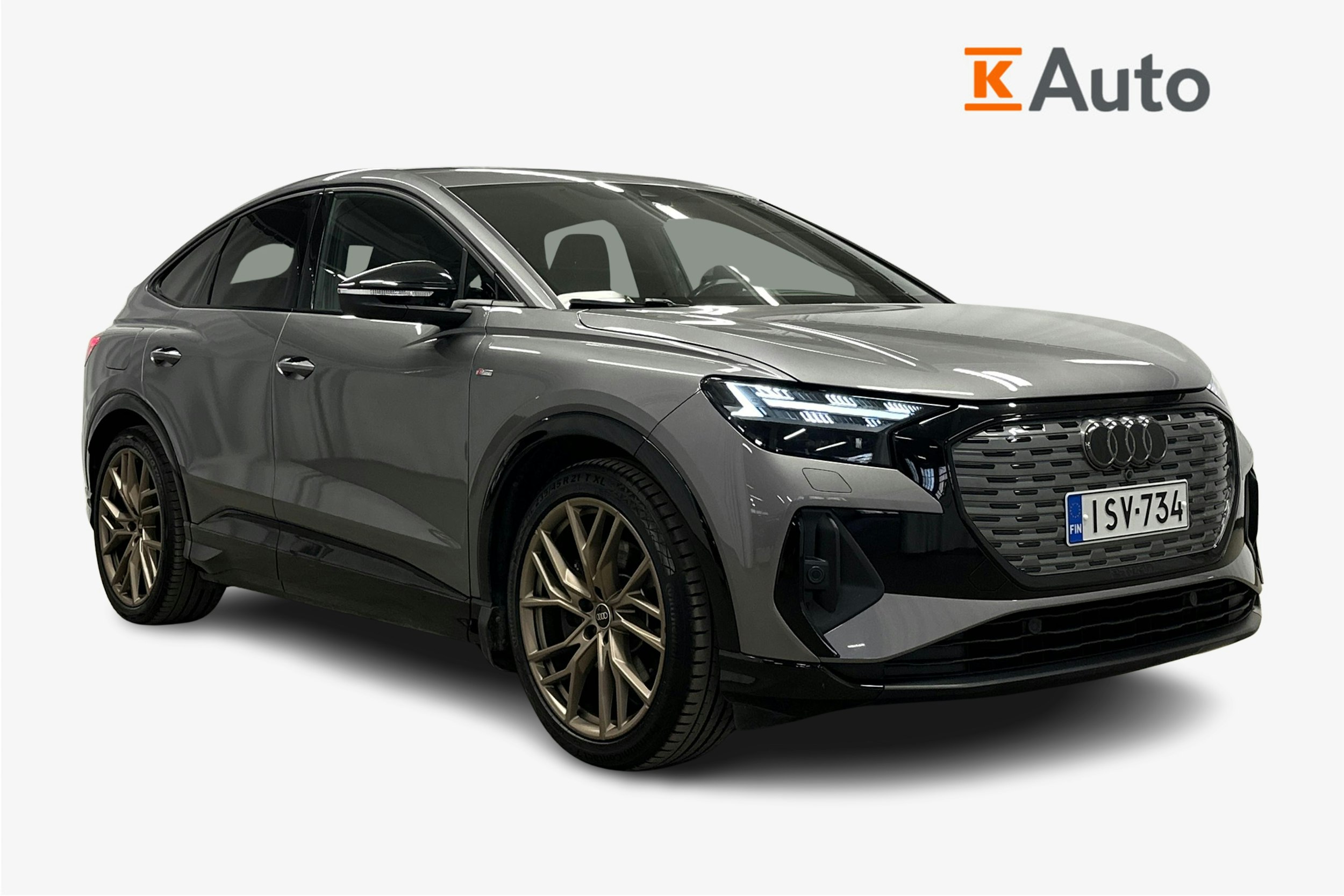 harmaa Audi Q4 e-tron 2022 kuva 1.
