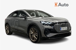 harmaa Audi Q4 e-tron 2022 kuva 1.