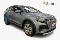 sininen Audi Q4 e-tron 2022 kuva 1.