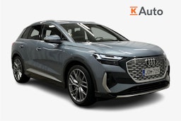 sininen Audi Q4 e-tron 2022 kuva 1.
