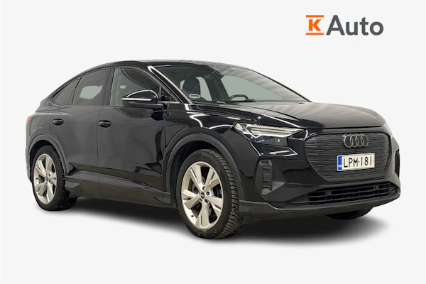 Audi Q4 e-tron 50 e-tron quattro Sportback // Suomi-auto / Musta optiikka-paketti / Mythos-black / Comfort pack //