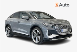 harmaa Audi Q4 e-tron 2022 kuva 1.