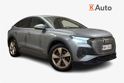 sininen Audi Q4 e-tron 2022 kuva 1.