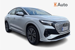 met. valkoinen Audi Q4 e-tron 2022 kuva 1.
