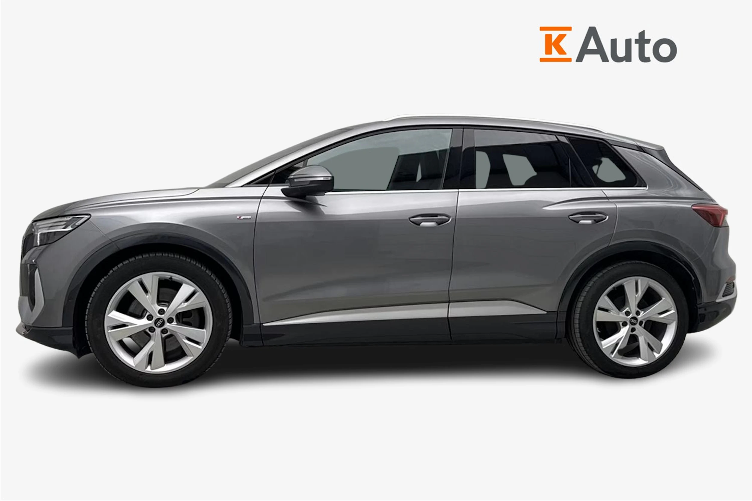 met. harmaa Audi Q4 e-tron 2023 kuva 3.