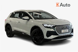 valkoinen Audi Q4 e-tron 2023 kuva 1.