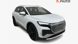 valkoinen Audi Q4 e-tron 2023 kuva 1.