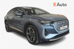 sininen Audi Q4 e-tron 2023 kuva 1.