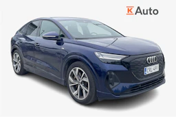 sininen Audi Q4 e-tron 2023 kuva 1.