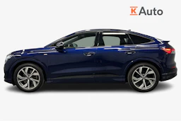 sininen Audi Q4 e-tron 2023 kuva 5.