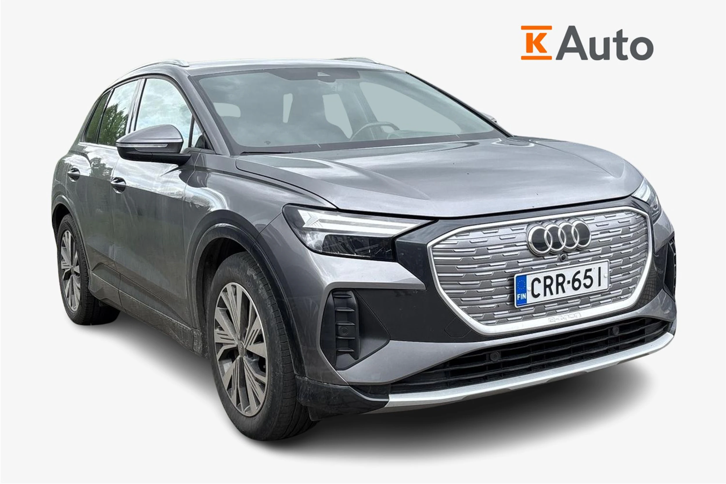 harmaa Audi Q4 e-tron 2023 kuva 1.