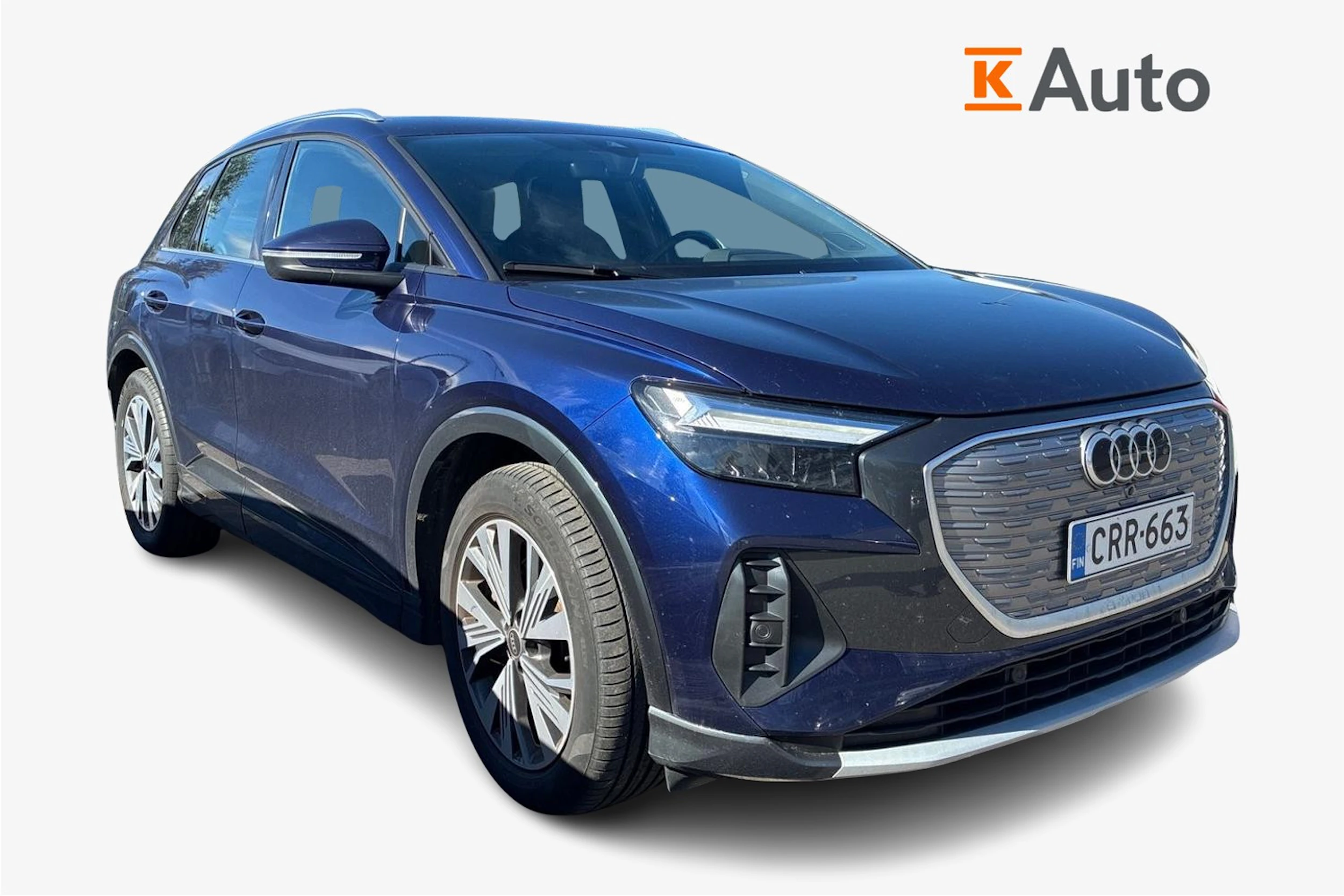 sininen Audi Q4 e-tron 2023 kuva 1.