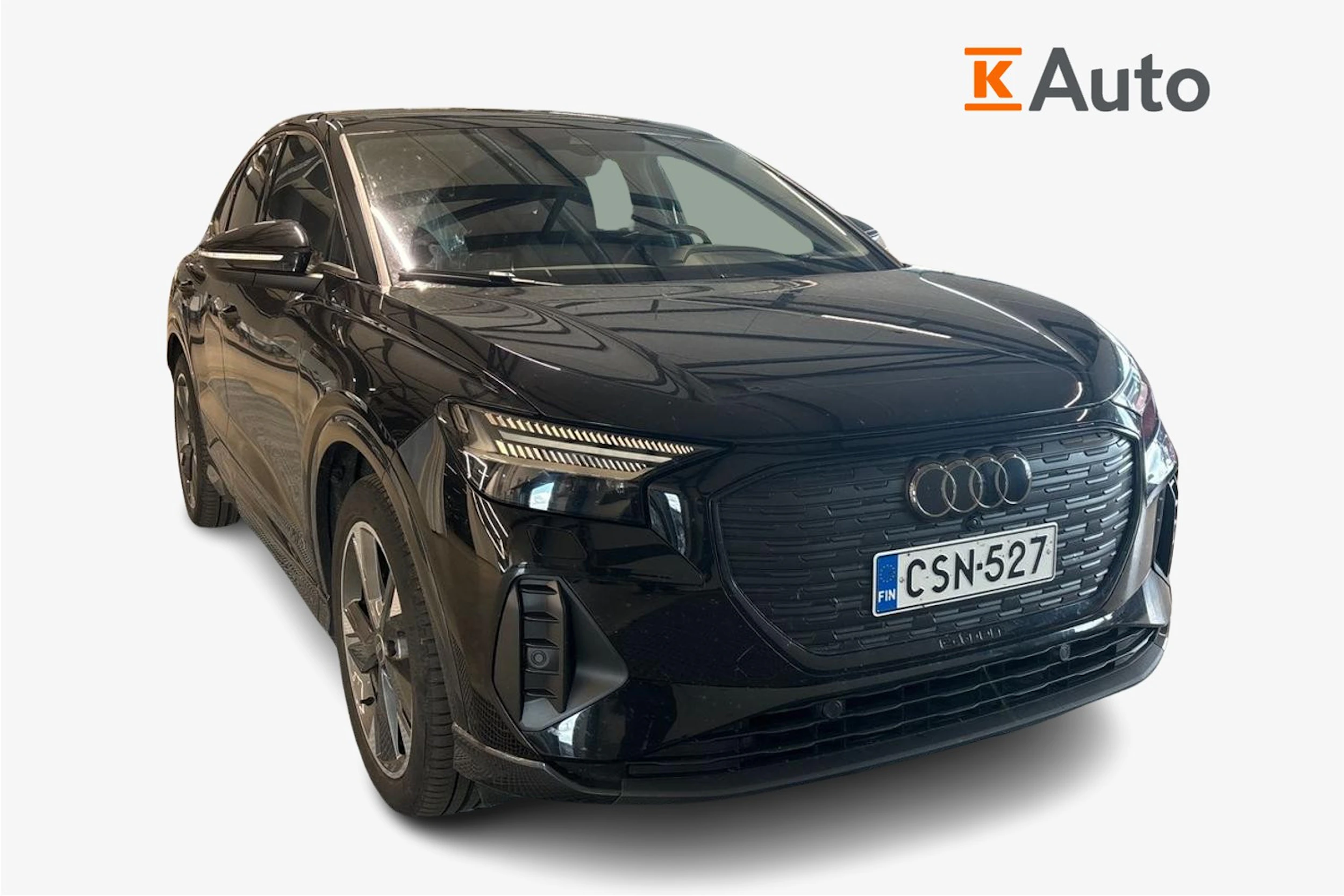 musta Audi Q4 e-tron 2023 kuva 1.