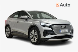 met. harmaa Audi Q4 e-tron 2023 kuva 1.