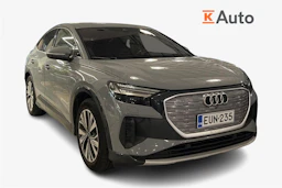 harmaa Audi Q4 e-tron 2023 kuva 1.