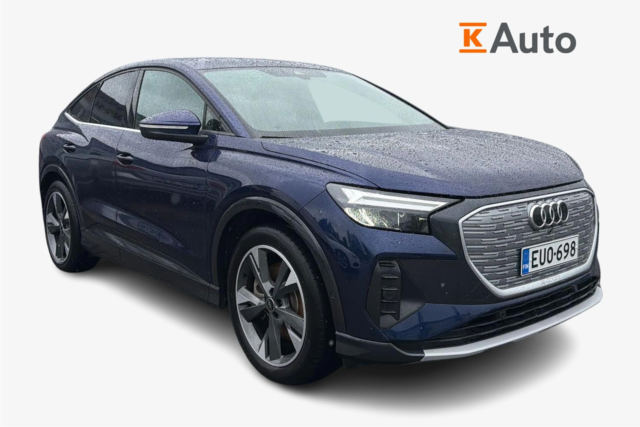 sininen Audi Q4 e-tron 2023 kuva 1.