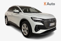 valkoinen Audi Q4 e-tron 2023 kuva 1.