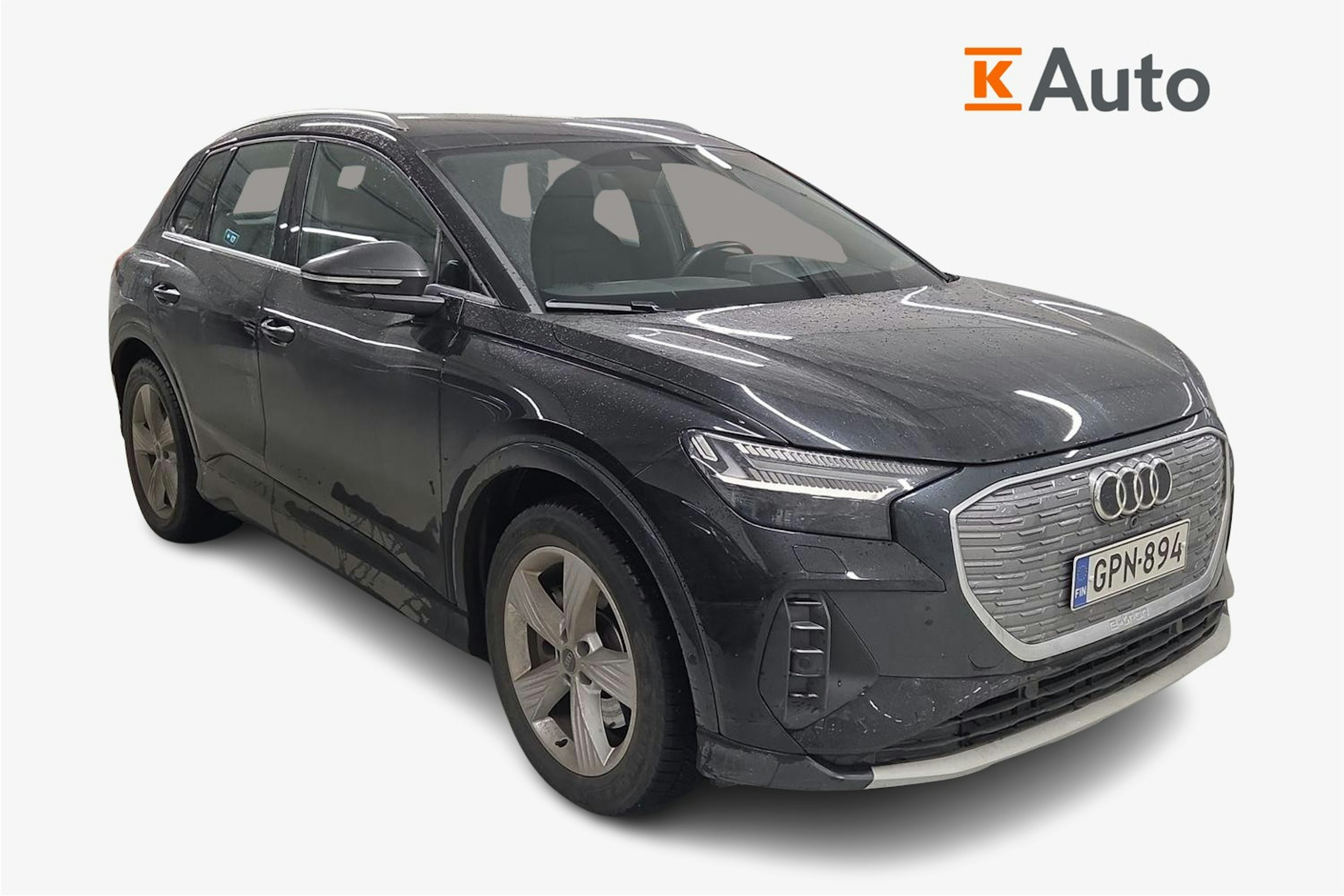 Musta Audi Q4 e-tron 2023 kuva 1.