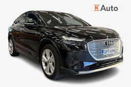 musta Audi Q4 e-tron 2023 kuva 1.
