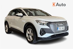 valkoinen Audi Q4 e-tron 2023 kuva 1.