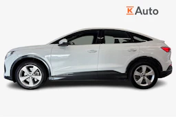 valkoinen Audi Q4 e-tron 2023 kuva 5.