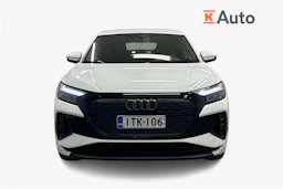 valkoinen Audi Q4 e-tron 2023 kuva 4.
