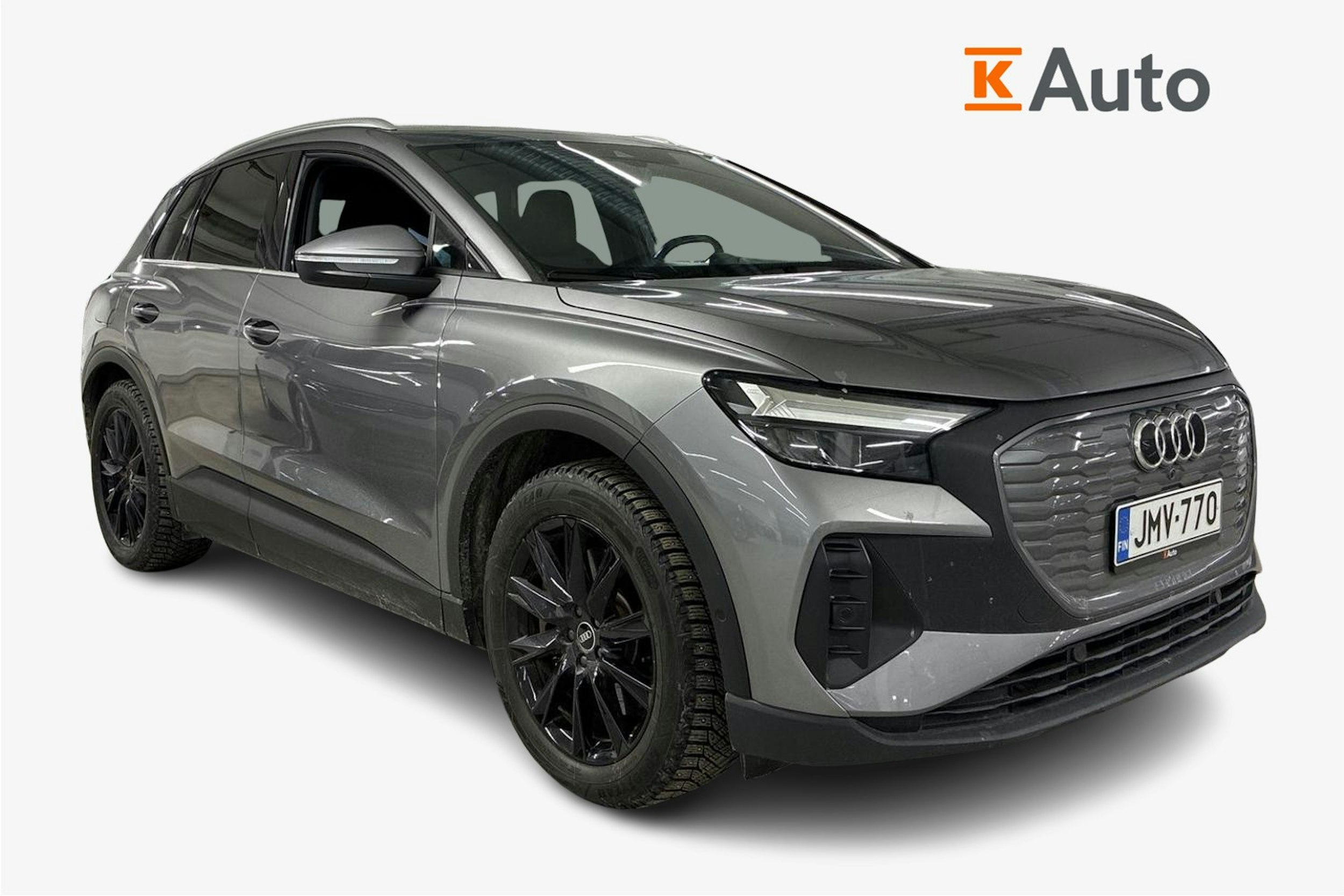 harmaa Audi Q4 e-tron 2023 kuva 1.