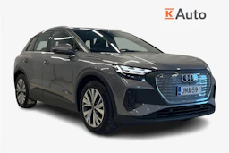 Harmaa Audi Q4 e-tron 2023 kuva 1.