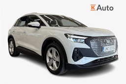 valkoinen Audi Q4 e-tron 2023 kuva 1.