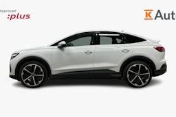 valkoinen Audi Q4 e-tron 2023 kuva 5.
