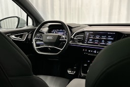 valkoinen Audi Q4 e-tron 2023 kuva 6.