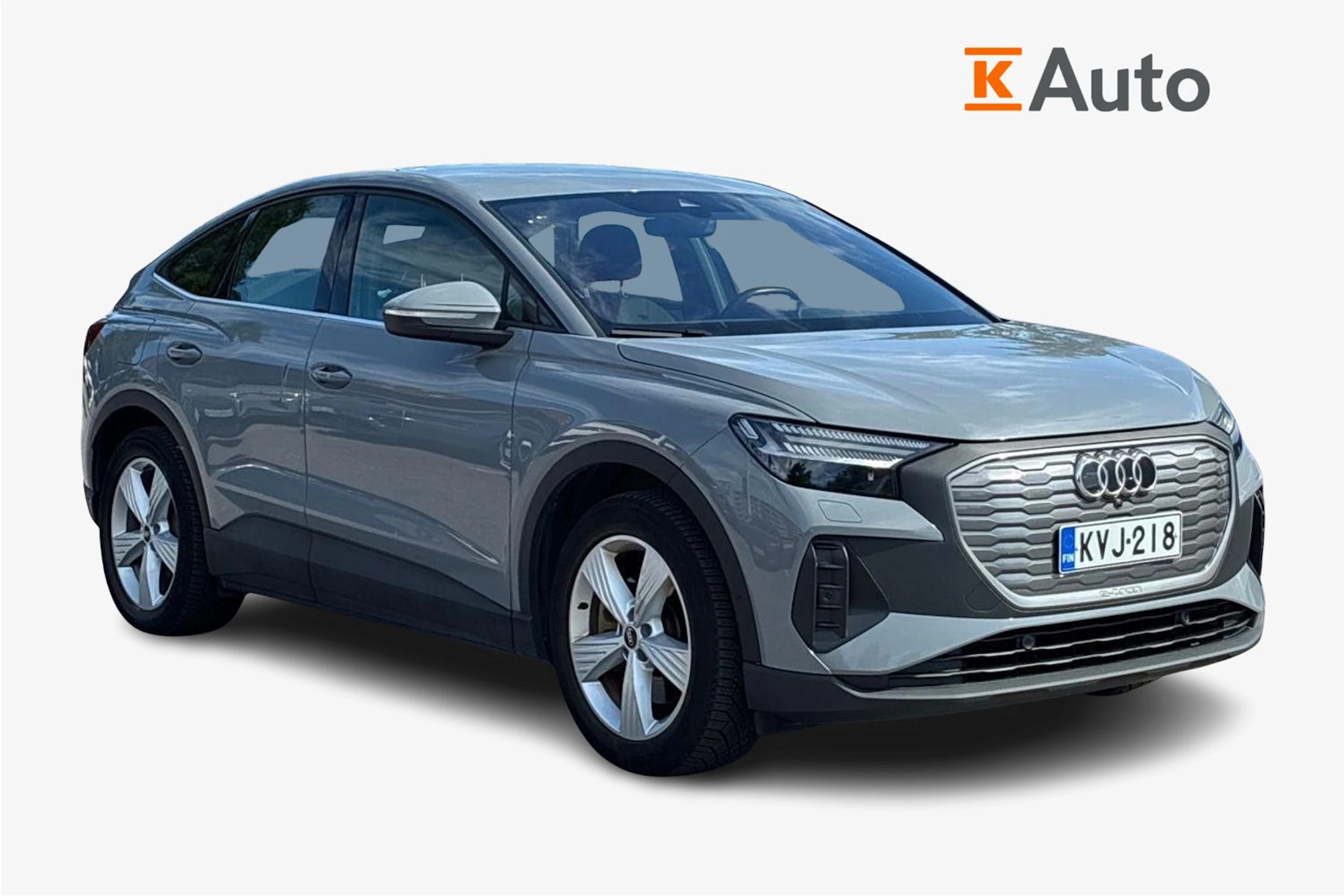 harmaa Audi Q4 e-tron 2023 kuva 1.