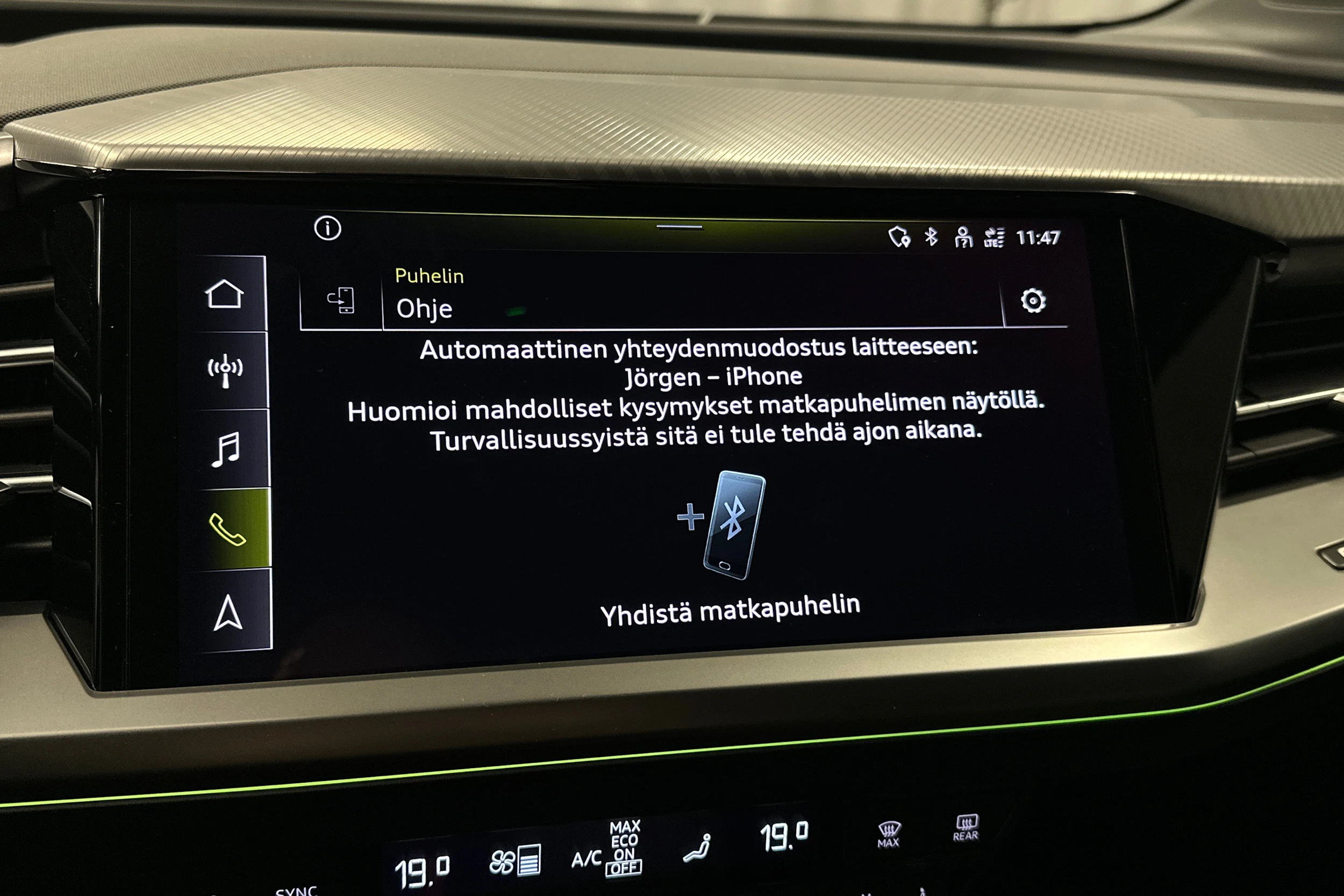 musta Audi Q4 e-tron 2023 kuva 21.