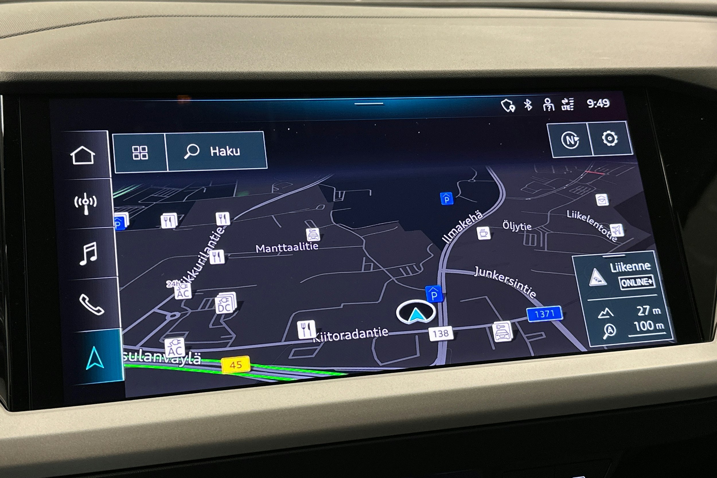 harmaa Audi Q4 e-tron 2023 kuva 23.