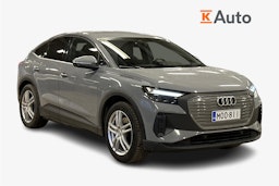 harmaa Audi Q4 e-tron 2023 kuva 1.