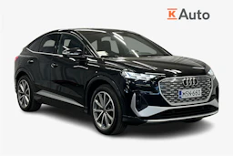 musta Audi Q4 e-tron 2023 kuva 1.