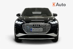 musta Audi Q4 e-tron 2023 kuva 4.