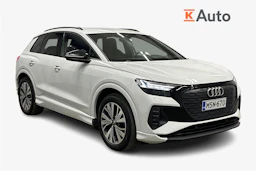 valkoinen Audi Q4 e-tron 2023 kuva 1.
