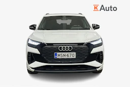 valkoinen Audi Q4 e-tron 2023 kuva 4.