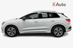 valkoinen Audi Q4 e-tron 2023 kuva 5.