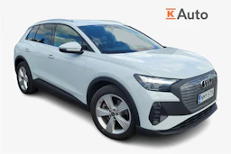valkoinen Audi Q4 e-tron 2023 kuva 1.