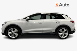 valkoinen Audi Q4 e-tron 2023 kuva 7.