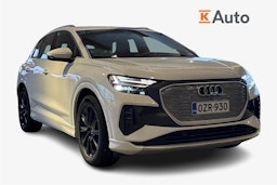 valkoinen Audi Q4 e-tron 2023 kuva 1.