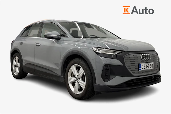 Audi Q4 e-tron SUV 45 e-tron quattro | 1-om. Suomi-auto | Lämpöpumppu | Vetokoukku | Matrix-Led | ACC | P.Kamera |