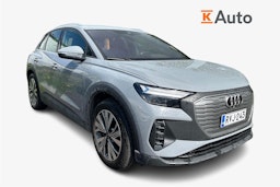 Harmaa Audi Q4 e-tron 2023 kuva 1.